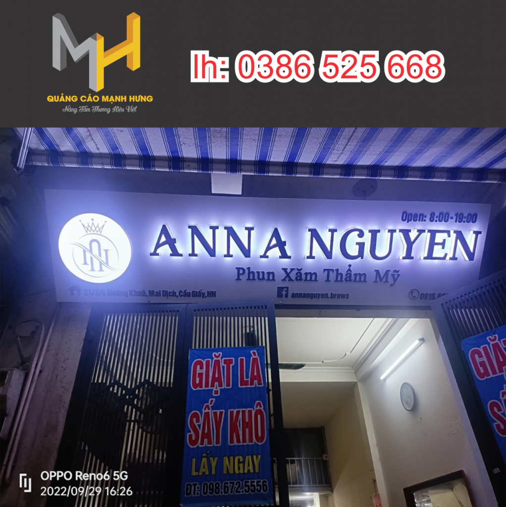 Mẫu biển quảng cáo đẹp