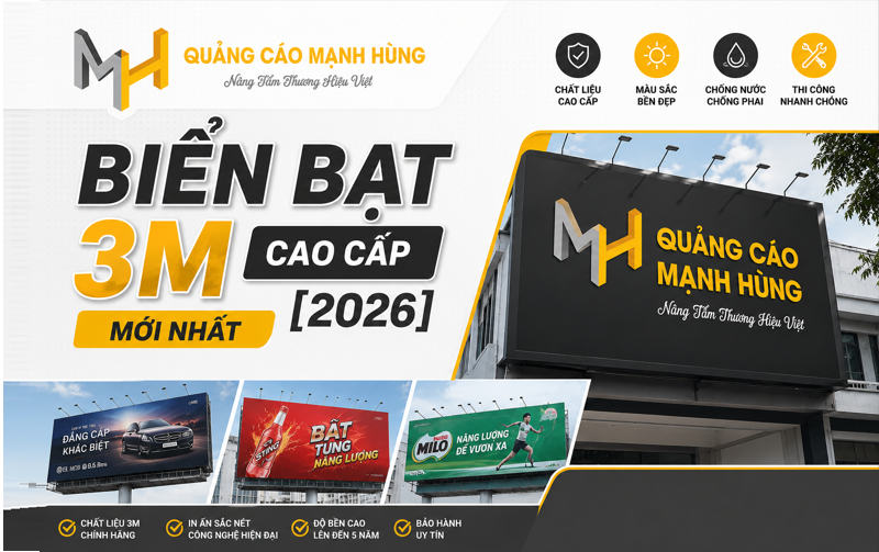 Biển Bạt 3M Cao Cấp Mới Nhất